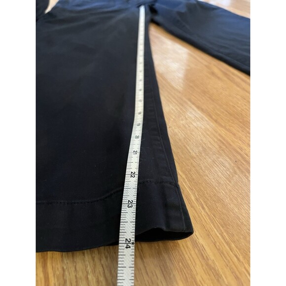 J Crew Black Cropped Sailor Slim Wide Leg Chino Pants Size 27 Petite - Picture 9 of 9